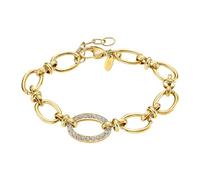 LOTUS STYLE Bracciale Donna Acciaio Inossidabile LS2360-2/1 - Bracciale Sofisticato con Lucidatura e Finitura Raffinata - Bracciale Dorato 20,3 cm - Regalo Compleanno - Occasioni Speciali