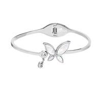 LOTUS STYLE Bracciale Donna Acciaio Inox LS1794-2/1 Farfalla - Bracciale Elegante con Finitura Lucida e Raffinata 6,1 cm - Ideale come Regalo di Compleanno - Occasioni Speciali