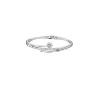 LOTUS STYLE Bracciale Donna acciaio Zirconia blu asscher