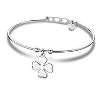 LOTUS STYLE Bracciale LS2015-2/1 Millennial Acciaio inossidabile 316L Trifoglio 61.00 mm Donna, L, Acciaio inossidabile, Nessuna pietra preziosa