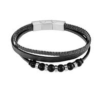 LOTUS STYLE Bracciale LS2382-2/1 Men In Black Acciaio inossidabile 316L 210.00 mm Uomo
