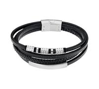 LOTUS STYLE Bracciale LS2383-2/1 Men In Black Acciaio inossidabile 316L 213.00 mm Uomo