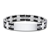 Lotus Style Bracciale Nero LS1177-2/4 Uomo Acciaio Inox Caucciù JLS1177-2-4