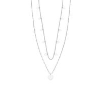 LOTUS STYLE Collana Donna con Girocollo in Acciaio Inossidabile - Ciondolo Cuore - Resistente all’Acqua LS2236-1/1 - Choker - Collane Donna - Regalo Compleanno, Anniversario, San Valentino, Mamma