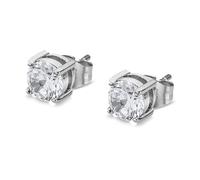 Lotus Style LS2167-4/1 - Orecchini da uomo in acciaio, No aplica, Argento, Perla