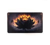 Lotus - Tappetino in gomma con griglia compatibile con "Magic: The Gathering" 61 x 35,5 cm / 24" x 14", senza griglia