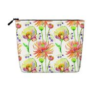Lotus Under The Moon Borsa da viaggio cosmetici per donne e ragazze