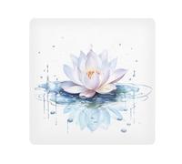 Lotus Water Camera Wrap Cloth, Squares Magic panno autoadesivo per obiettivo fotocamera antigraffio protezione lente trucco Wrap panno borsa 35,1 x 35,1 cm, Multicolore, 13.8x13.8in, moderno