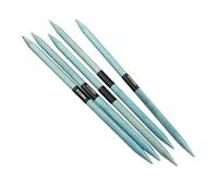 Lotus Yarns Lykke - Ferri da maglia a doppia punta, 15,2 cm, colore: Indaco