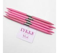 Lotus Yarns Lykke - Ferro da maglia a doppia punta, 15,2 cm, liscio e confortevole, 9 mm