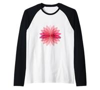 Lotus Yoga Posa Meditazione Arte Maglia con Maniche Raglan