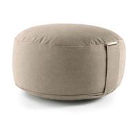 Lotuscrafts Cuscino da Meditazione, Altezza Seduta 15 cm, Modello Lotus Rotondo, Cuscino da Yoga, Cuscino Yoga, Fodera in Cotone Lavabile, Imbottitura in Farro, Certificato GOTS