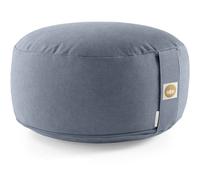 Lotuscrafts Cuscino da Meditazione, Altezza Seduta 15 cm, Modello Lotus Rotondo, Cuscino da Yoga, Cuscino Yoga, Fodera in Cotone Lavabile, Imbottitura in Farro, Certificato GOTS