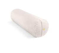LOTUSCRAFTS Rullo yoga per Yin Yoga, certificato GOTS, rullo con imbottitura in farro, fodera in cotone lavabile, cuscino, cuscino pilates