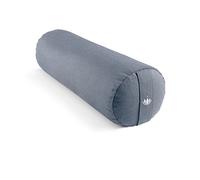 LOTUSCRAFTS Rullo yoga per Yin Yoga, certificato GOTS, rullo con imbottitura in farro, fodera in cotone lavabile, cuscino, cuscino pilates