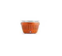 Lotusgrill - Barbecue 2019 Arancione Mod. Mini Ø 25,8 cm con Batterie e Cavo USB