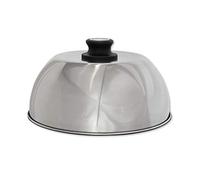 LotusGrill - Coperchio/Cappa per LotusGrill - Acciaio Inox e Pomolo con Termometro - Compatibile con LotusGrill Standard da 34 cm