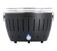 BARBECUE LOTUSGRILL Mini Portatile Diametro Griglia 25,8 cm, Carbone di legna, Griglia da 530 cm², Acciaio Inox, Adatto per lavastoviglie, Antracite