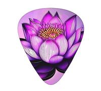 Lotusguitar - Set di 12 plettri viola per chitarra acustica, basso, chitarra elettrica e molto altro ancora.