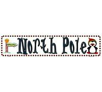 Lotusworld - Cartello stradale con scritta "New Road", idea del polo nord con scritta in lingua inglese "New Road", 10 x 40 cm