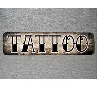 Lotusworld Tattoo, Cartello Stradale in Metallo, 10 x 16 cm