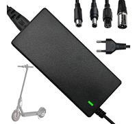 Lotvic Caricatore Monopattino Elettrico, Caricabatteria per Scooter, Caricatore Universale con 4 Connettori per Hoverboard, Scooter Elettrico, Bici Equilibrata, Drifting Board, Scooter Xiaomi
