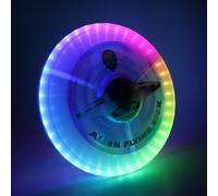 Lotvic Frisbee, frisbee, disco luminoso a LED, Ultimate Frisbee, anello per frisbee, sicuro, impermeabile, ricaricabile, giocattolo dai 6 7 8 9 10 anni, 7 modalità dinamiche, 175 G, 27 cm (colorful)