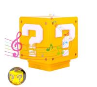 Lotvic Lampada Cubo Icona 3D, Luce Notturna a LED per Bambini, Lampada Punto Interrogativo, Icona 3D Light Night Lights, Lampada da Tavolo per Giocattolo Decorativo della Cameretta dei Bambini