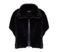 Lou Andrea - Giacca Mantella in Eco-Pelliccia - - Jackets - Donna - Nero - M
