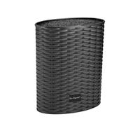 LOU LAGUIOLE Ceppo Universale a Spaghetti per Coltelli Cucina, Nero | Blocco coltello con spaghetti neri vuoti, acciaio inox, finitura rasata