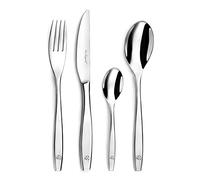 LOU LAGUIOLE Figure Posate 24 pezzi Acciaio Inox per 6 persone | Set di posate da 24 pezzi per 6 persone, acciaio inox 18/0, finitura a specchio, lavastoviglie