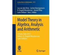 Lou van den Dries Jochen Koenigsmann H. Dug Model Theory in Algebra, (Tascabile)