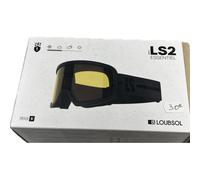 LOUBSOL LS2 Essenziale Nero Categoria 1 TAGLIA S Maschera da Sci Schermo Giallo