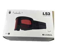 LOUBSOL LS2 Essenziale Nero Categoria 2 TAGLIA S Maschera da Sci Touch Vermilio