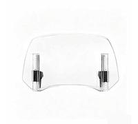 LOUCNAY Estensione Parabrezza per Moto per Honda XL750 Transalp 2023, Spoiler Regolabile per Parabrezza con Fissaggio a Clip, Accessori per Moto,A Transparent-Large