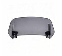 LOUCNAY Estensione Parabrezza per Moto per Honda XL750 Transalp 2023, Spoiler Regolabile per Parabrezza con Fissaggio a Clip, Accessori per Moto,B Grey-Medium