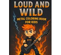 LOUD AND WILD - Metal coloring book for kids