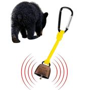 Loud Anti Bear Bell - Bear Prevention Cowbell Decoration | Alert Horn for Hiking Safety, ideale per campeggio, backpacking all'aperto, sopravvivenza, mountain trails, offroad and Wildlife Areas