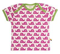 loud + proud 204, T-Shirt Bambino, Viola (Fuchsia Fu), 74/80