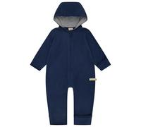 loud + proud Baumwoll-Fleece, GOTS Zertifiziert Tuta Intera, Blu Oltremare, 86-92 Unisex-Bimbi