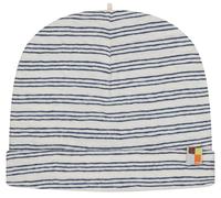 loud + proud Berretto a Righe con Lino e Cotone Biologico, Certificato GOTS, Blu Oltremare, 55-57