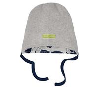 loud + proud Berretto Unisex per Bambini – Certificato GOTS, Argento, 42-44