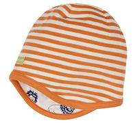loud + proud Da Reversibile, Certificato GOTS Berretto, Rosso Auto, 110-116 Unisex-Bambini e Ragazzi
