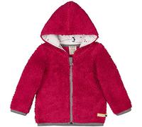 loud + proud Jacke Plüsch aus Bio Baumwolle, GOTS Zertifiziert Giacca, Rosa (Berry BER), 68 (Taglia Produttore: 62/68) Unisex-Bimbi