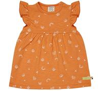 loud + proud Jersey Slub, Certificato GOTS Vestito da Gioco, Rosso Auto, 122-128 cm Bambina