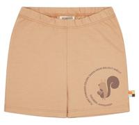 loud + proud Pantaloncini Unisex per Bambini con Colori vegetali, certificati GOTS, Noce, 110-116