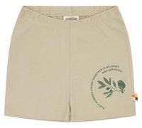 loud + proud Pantaloncini Unisex per Bambini con Colori vegetali, certificati GOTS, Oliva, 86-92
