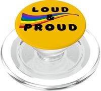 LOUD & PROUD Pride Month Rainbow per LGBTQIA e alleati PopSockets PopGrip per MagSafe