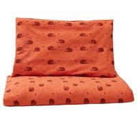 loud + proud Set di biancheria da letto per bambini, in cotone biologico, 100 x 135 cm, cuscino 40 x 60 cm, certificato GOTS