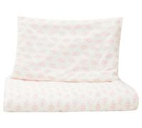 loud + proud Set di biancheria da letto per bambini, in cotone biologico, 100 x 135 cm, cuscino 40 x 60 cm, certificato GOTS